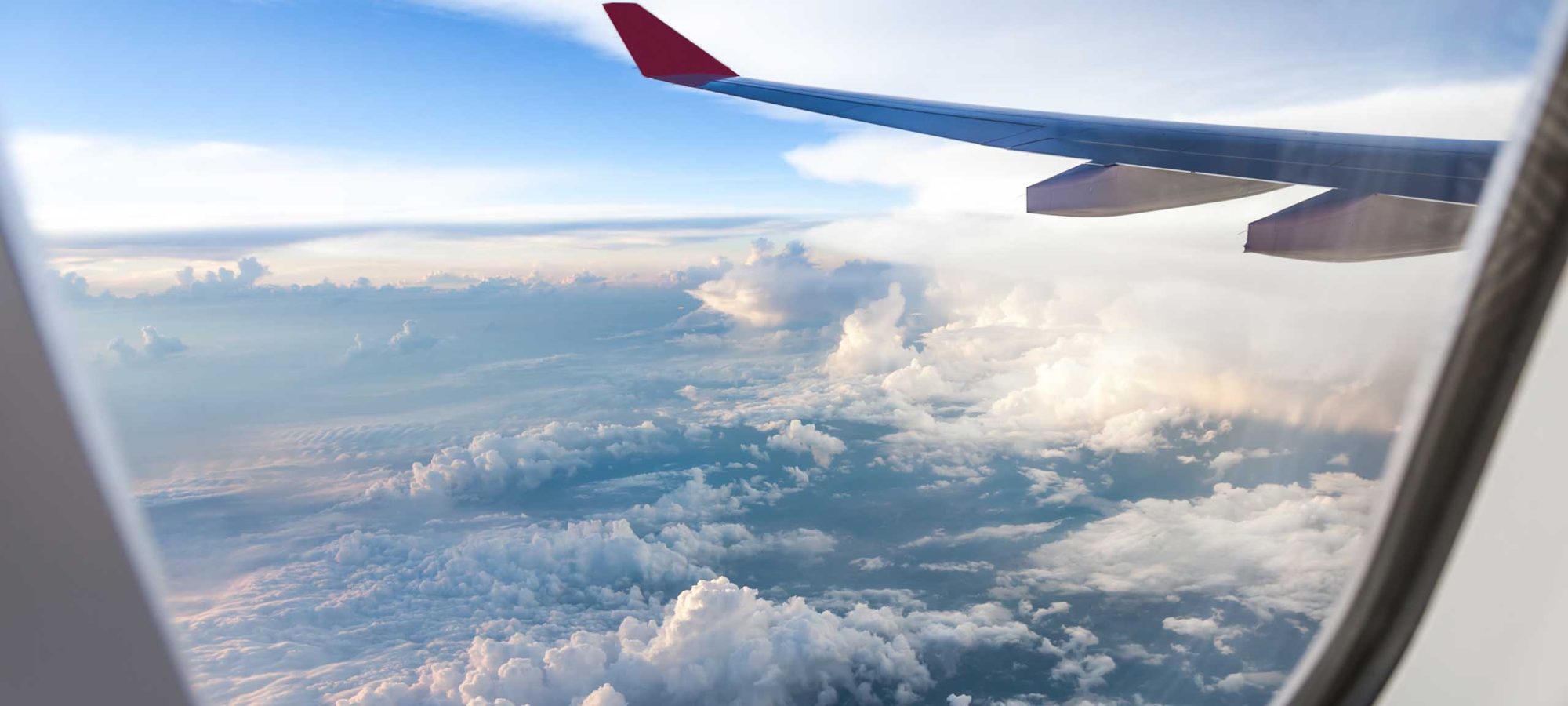 General-Plane-Window-View-Travel-Flight-Banner