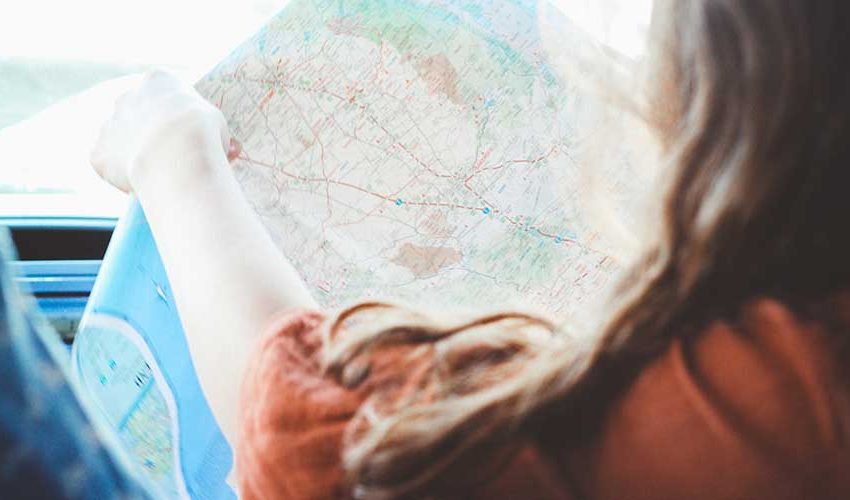 Girl with Map-Small