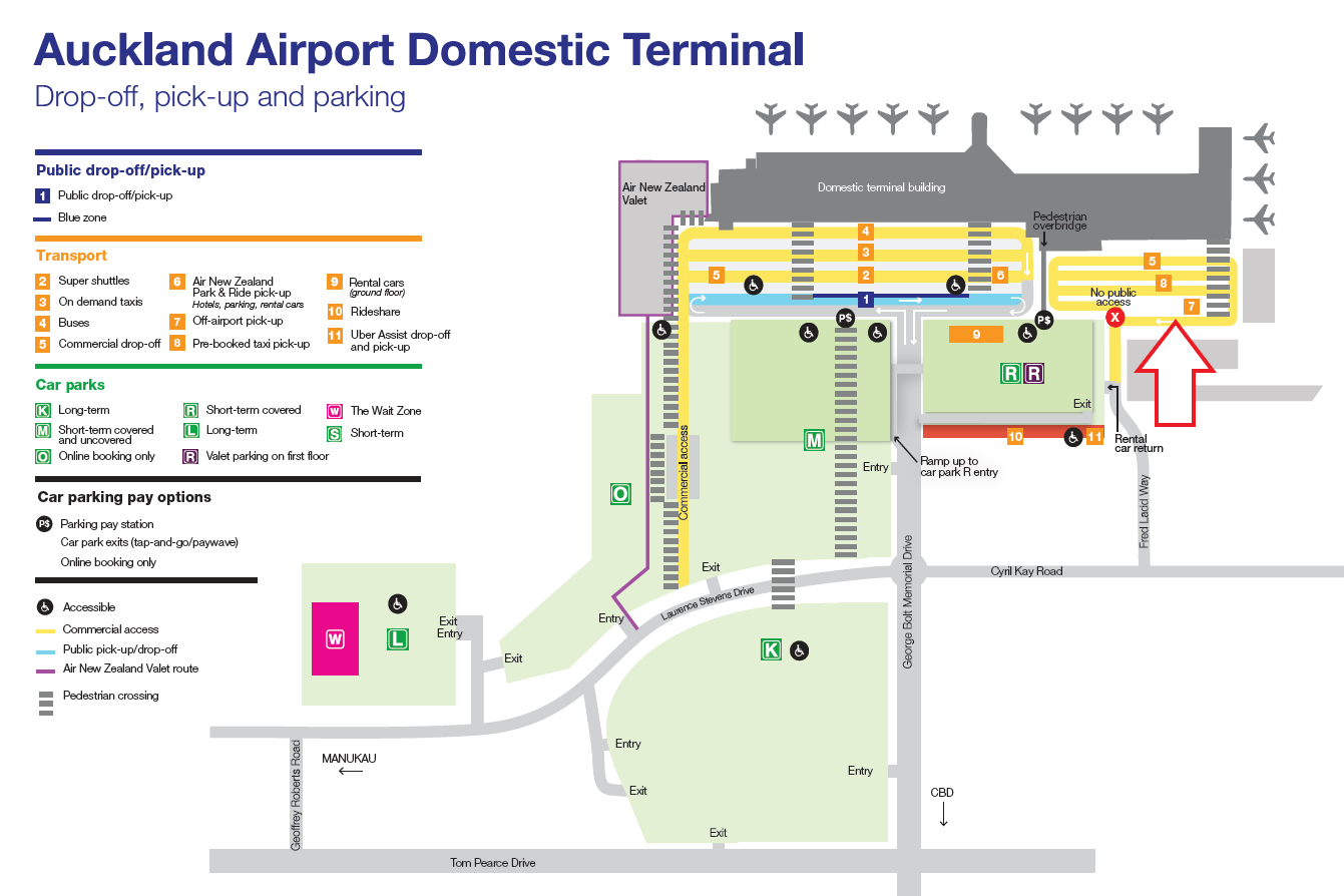 Airport Pickup Domestic Terminal Heartland Hotel Auckland