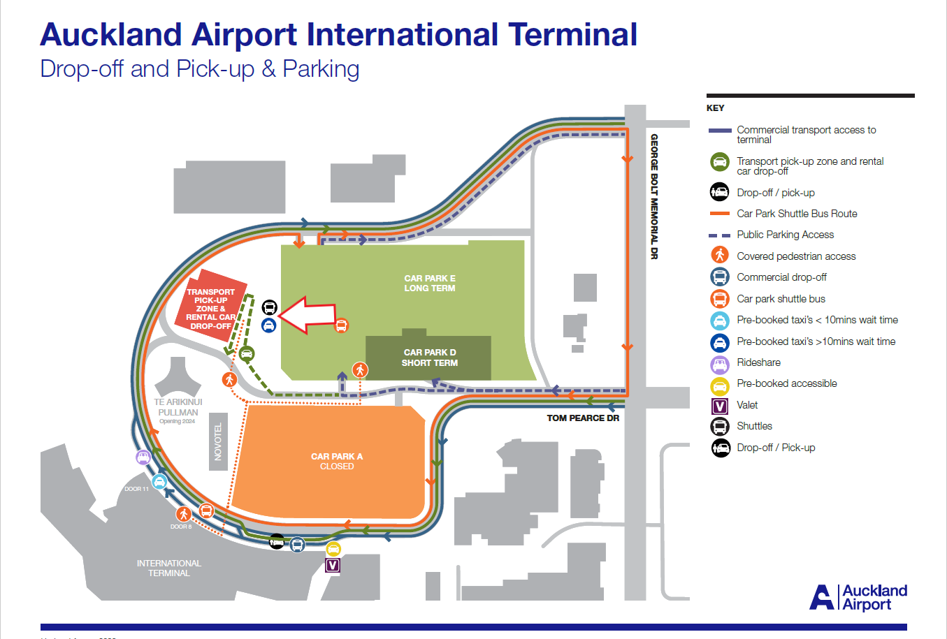 Airport Pickup International Terminal Heartland Hotel Auckland