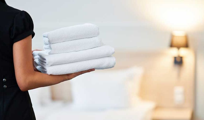 Housekeeping with Towels-Small