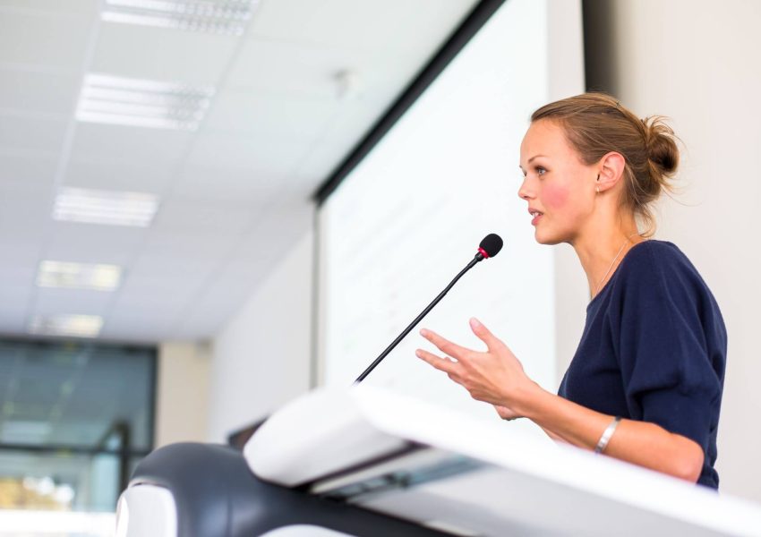 Woman Speaking