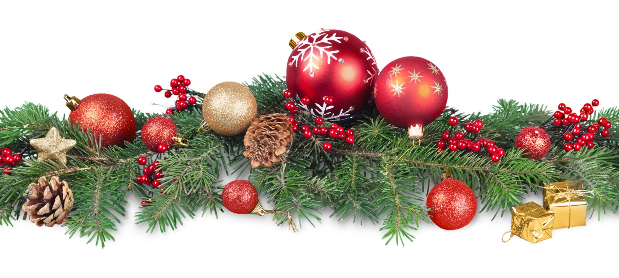 Christmas Menu Website Banner Image