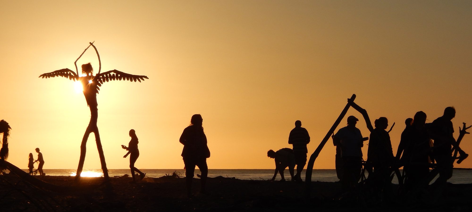 Driftwood and Sand Festival, Hokitika Website Banner